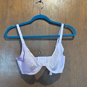 NWOT Savage X Fenty Light Purple Mesh Bra Size 34DDD